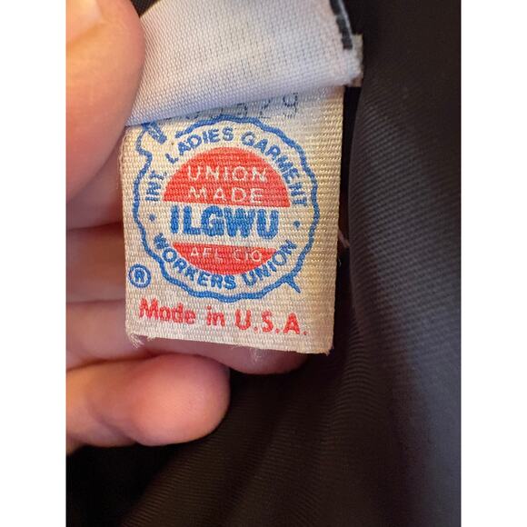 Vintage Ann Klein II Velour Velvet Little Black Bodycon Dress Size 4 - Picture 5 of 11